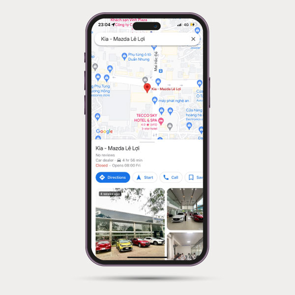 Kia---Mazda-Lê-Lợi---Nghệ-An---Iphone-Map